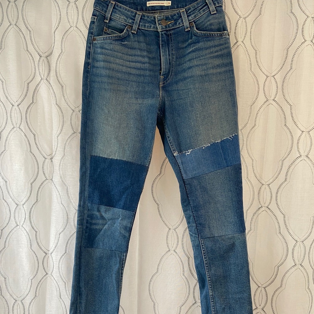 Levis Orange Tab 721 Vintage High Rise Skinny Jean